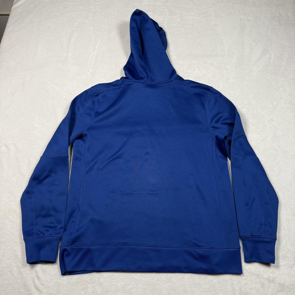 Golden State Warriors Hoodie Boys XL Blue NBA Basketball Nike Dri Fit Pullover - Picture 8 of 13